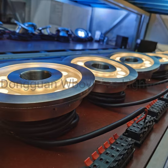 RGBW 水中照明 24W LED スイミングプール SS316L 噴水ジェットライト