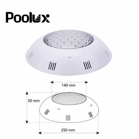 IP68防水Pooluxスリム壁取り付け18W 250mm LEDプールライト